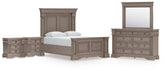 Blairhurst Queen Panel Bed, Dresser, Mirror and 2 Nightstands